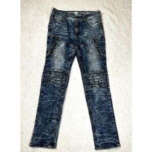 Jordan Craig Legacy Edition Aaron's Denim Jeans Mens 32 x 32 Washed Distressed
